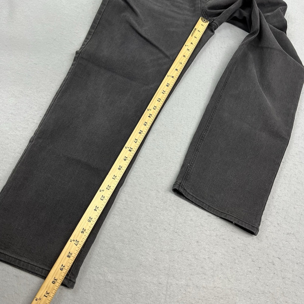 Buffalo David Bitton Jeans Mens 34x30 Black Denim Pants Relaxed Straight Driven - Picture 12 of 15